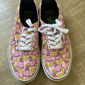 Vans Nintendo princess peach women’s 8.5